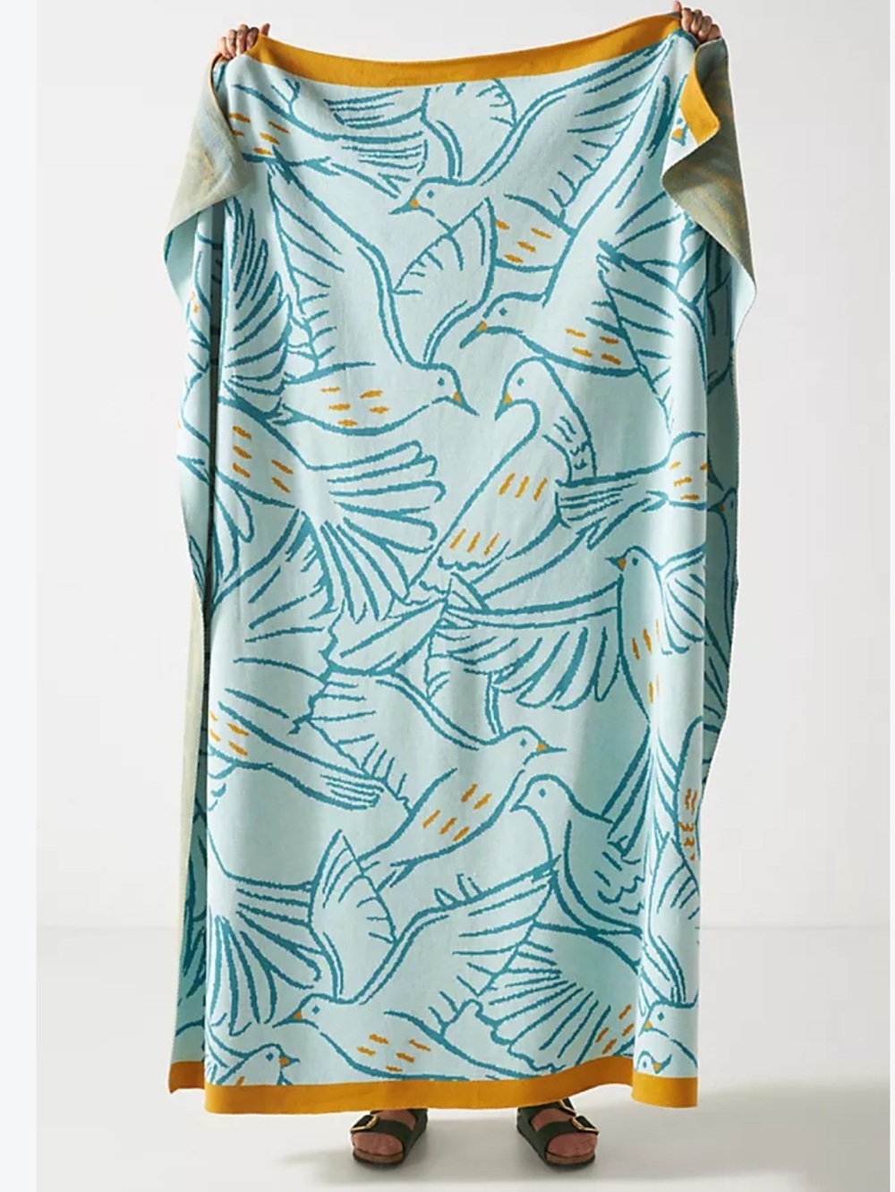 Anthropologie Vanessa Throw Blanket